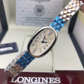 Longines New Oval Case Roman Numeral Dial Watch