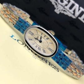 Longines New Oval Case Roman Numeral Dial Watch