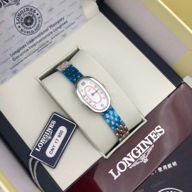 Longines Fashion Oval Case Steel Strap Watch