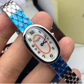 Longines Fashion Oval Case Steel Strap Watch