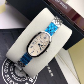 Longines Fashion Oval Case Roman Numeral Dial Watch