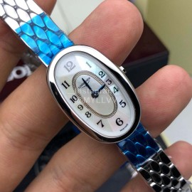 Longines Oval Case Steel Strap Watch