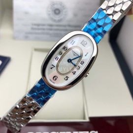 Longines Oval Case Steel Strap Watch