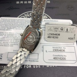 Longines Oval Case Steel Strap Watch