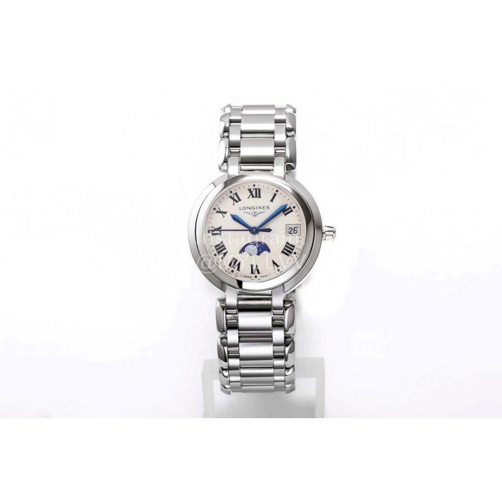 Longines Phase Function Roman Numeral Dial Quartz Watch