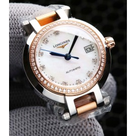 Longines New Diamond Waterproof Steel Strap Watch