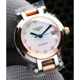 Longines Diamond Waterproof Steel Strap Watch