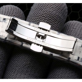 Longines Diamond Waterproof Steel Strap Watch Silver