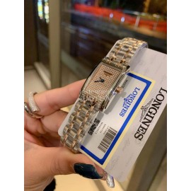 Longines Steel Strap Square Dial Watch 