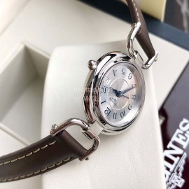 Longines 26.5mm Dial Quartz Watch For Women Coffee