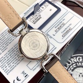 Longines 26.5mm Dial Quartz Watch For Women Coffee