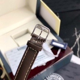 Longines 26.5mm Dial Quartz Watch For Women Coffee