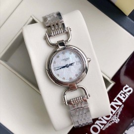Longines 26.5mm Dial Quartz Watch For Women Silver