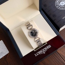Longines 26.5mm Dial Steel Strap Quartz Watch For Women 