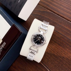 Longines 26.5mm Dial Steel Strap Quartz Watch For Women 