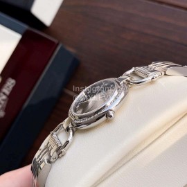 Longines 26.5mm Dial Steel Strap Quartz Watch For Women 