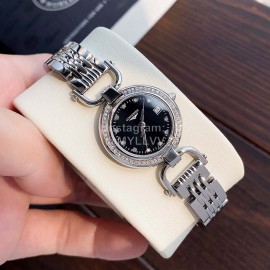 Longines 26.5mm Dial Steel Strap Quartz Watch For Women 