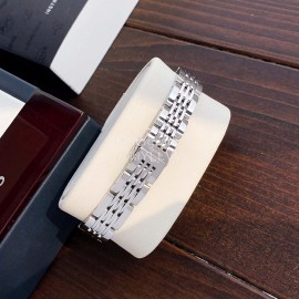 Longines 26.5mm Dial Steel Strap Quartz Watch For Women 