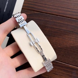 Longines 26.5mm Dial Steel Strap Quartz Watch For Women 