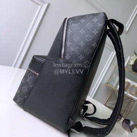 Louis Vuitton Canvas And Leather Backpack Black Small 30230