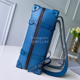 Louis Vuitton Classic Retro Suitcase Bag Blue 44752