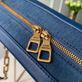 Louis Vuitton Soft Trunk Denim Handbag M44723