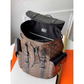 Louis Vuitton Christopher Crocodile Print Multifunction Backpack Small N41379