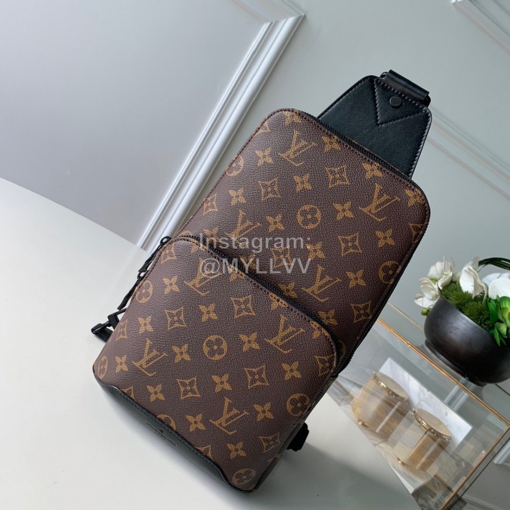 Louis Vuitton Damier Graphique Coated Canvas Cowhide Shoulder Bag M41719