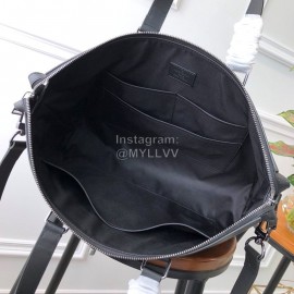 Louis Vuitton Classic Monogram Leather Men'S Briefcase Dark Blue M40566