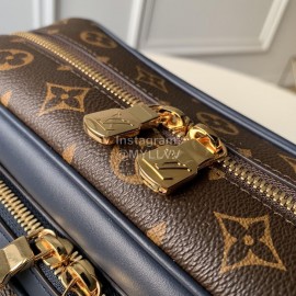 Louis Vuitton Epi Leather Patch Nil Slim Handbag Black Edge M51478