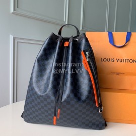Louis Vuitton Damier Cobalt Sports Drawstring Backpack N40170
