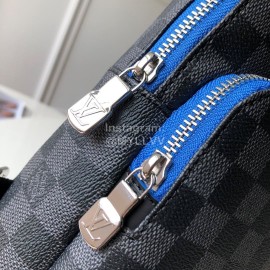 Louis Vuitton Damier Graphite Canvas Avenue Shoulder Bag Blue N40008