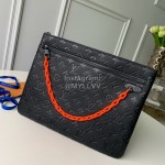 Louis Vuitton New Fashion Orange Resin Chain Strap Handbag M67461