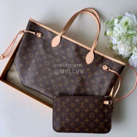 Lv Neverfull Monogram Canvas Tote Bag 40995