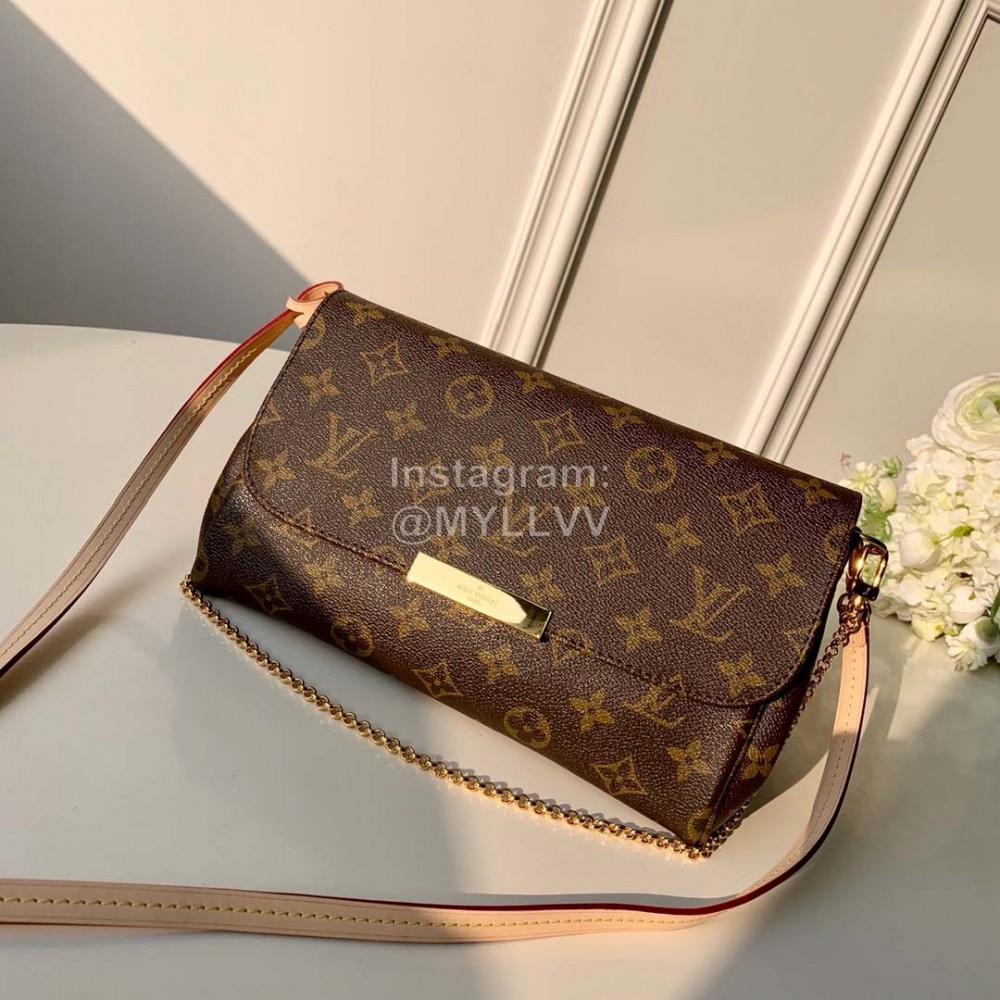 Lv Monogram Canvas Chain Shoulder Bag Crossbdy Bag M40718