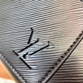 Lv Epi Leather Marelle Tote Bb Handbag Crossbdy Bag Black