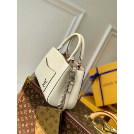Lv Epi Leather Marelle Tote Bb Handbag Crossbdy Bag Beige