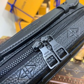 Lv Monogram Leather Handle Soft Trunk Crossbody Bag