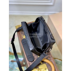 Lv Monogram Leather Handle Soft Trunk Crossbody Bag