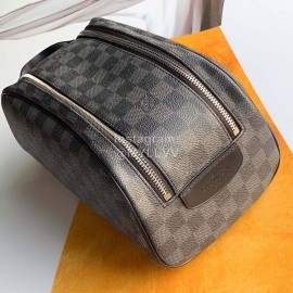 Lv Monogram Canvas Makeup Bag Gray