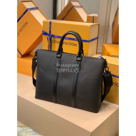 Lv Soft Leather Lock It Tote Bag