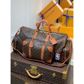 Lv Monogram Canvas Keepall Trio Pocket