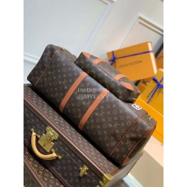 Lv Monogram Canvas Keepall Trio Pocket