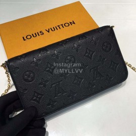 Lv Monogram Empreinte Canvas Pochette Felicie Black