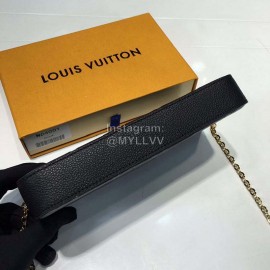 Lv Monogram Empreinte Canvas Pochette Felicie Black