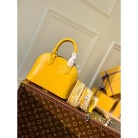 Lv Epi Leather Alma Bb Handbag Crossbody Bag Yellow