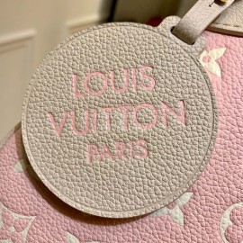 Lv Monogram Empreinte Leather Bagatelle Bb Shoulder Bag Pink