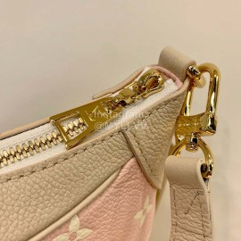 Lv Monogram Empreinte Leather Bagatelle Bb Shoulder Bag Pink