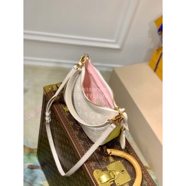 Lv Monogram Empreinte Leather Bagatelle Bb Shoulder Bag Pink