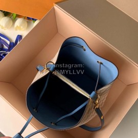 Lv Soft Monogram Canvas NéOnoé Blue